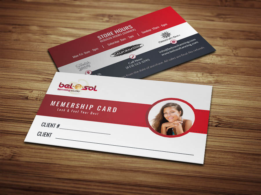 Business Cards Bel O Sol Tanning Salon5 1