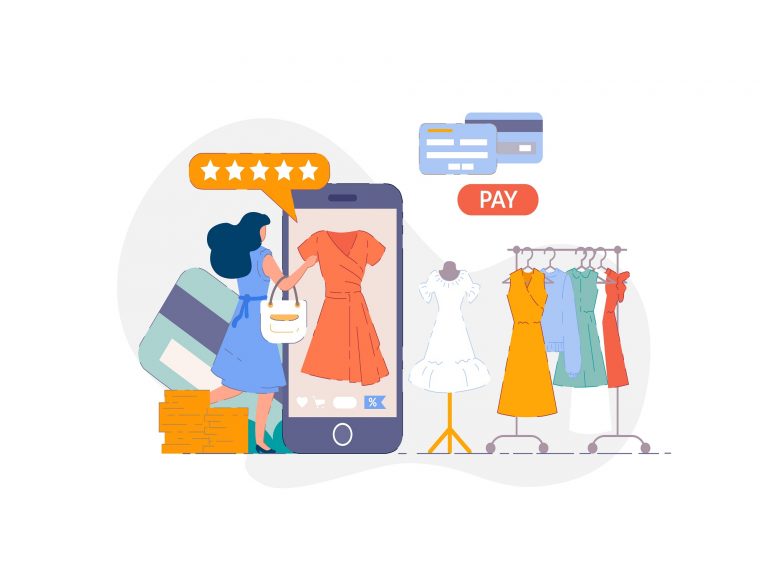 Customer purchasing from online